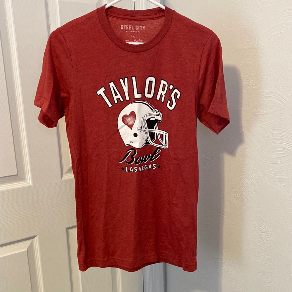 NWOT Steel City Red Taylor's Bowl T-Shirt